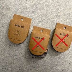 [ SOLD ] Allbirds Trino Hiders No-Show Socks – Large – Wheat